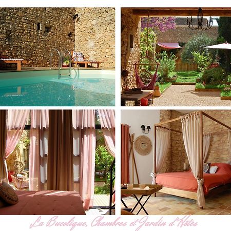 La Bucolique, Chambres Et Jardin D'Hotes Sabran Bagian luar foto